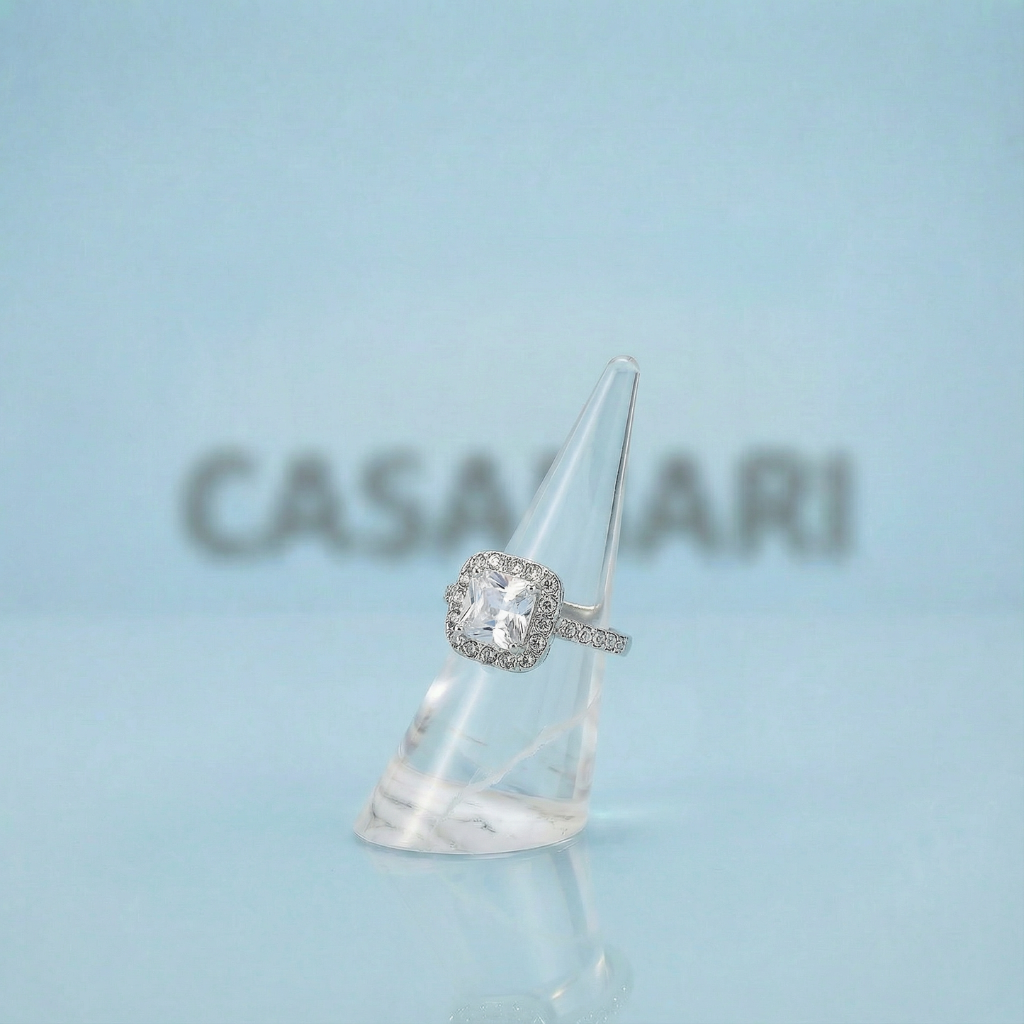 Crowned Crystal Ring