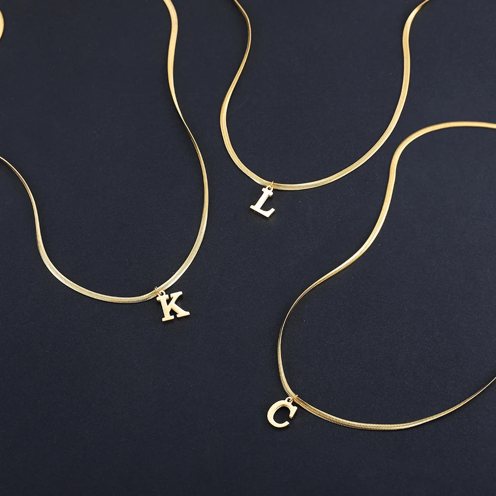 Casanari™ – Initial Letter Necklace