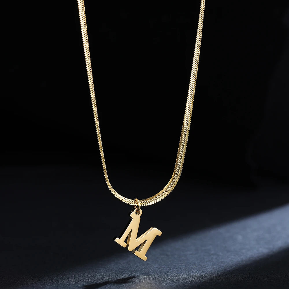 Casanari™ – Initial Letter Necklace