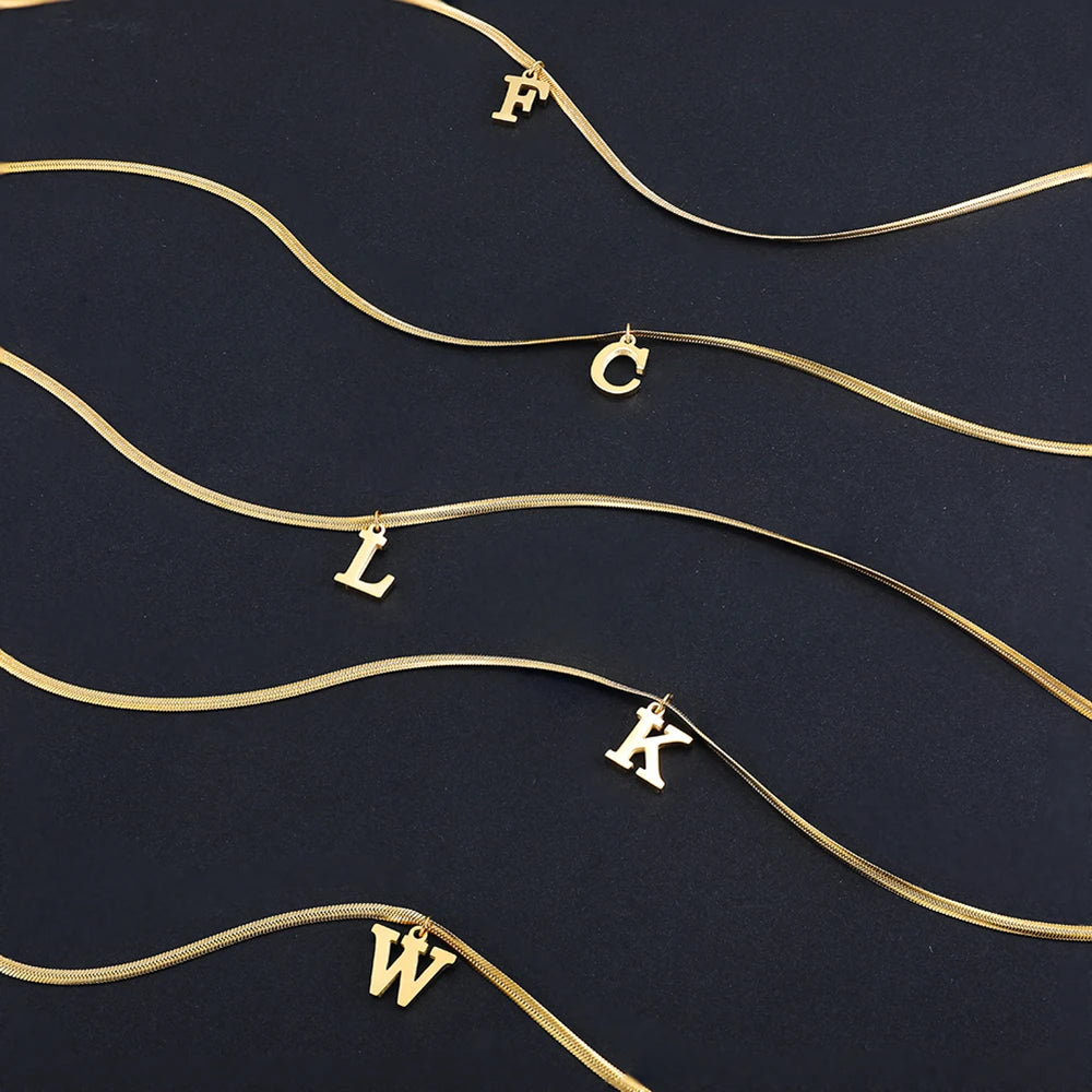 Casanari™ – Initial Letter Necklace