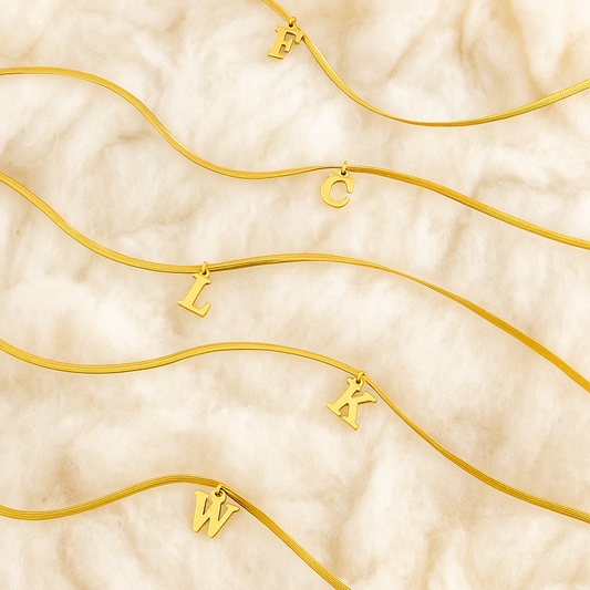 Casanari™ – Initial Letter Necklace