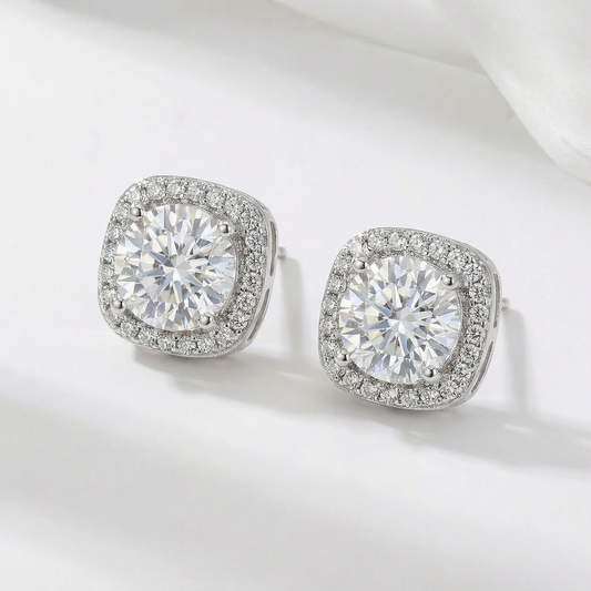 Crowned Crystal Studs