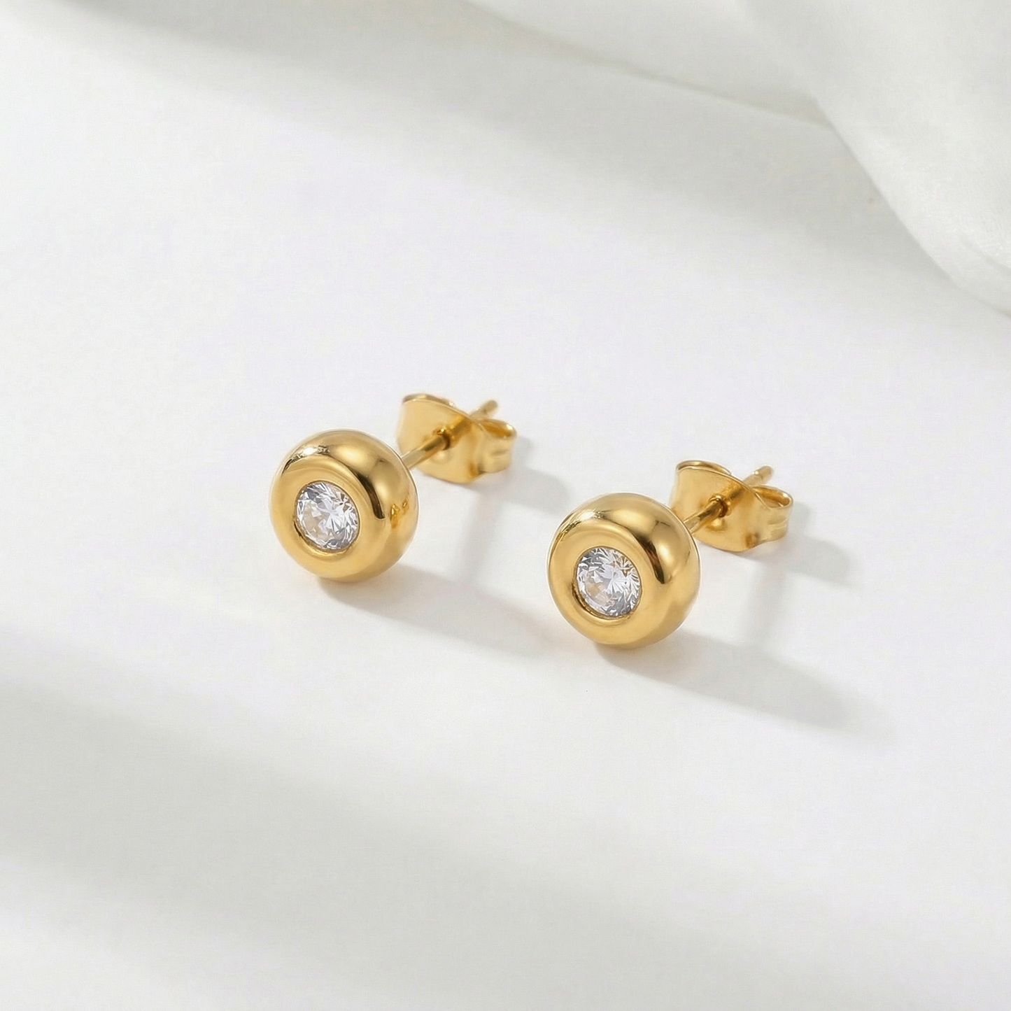 Golden Glow Studs