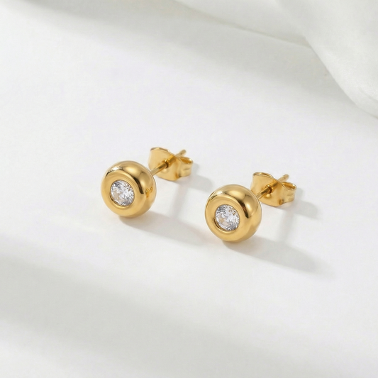 Golden Glow Studs