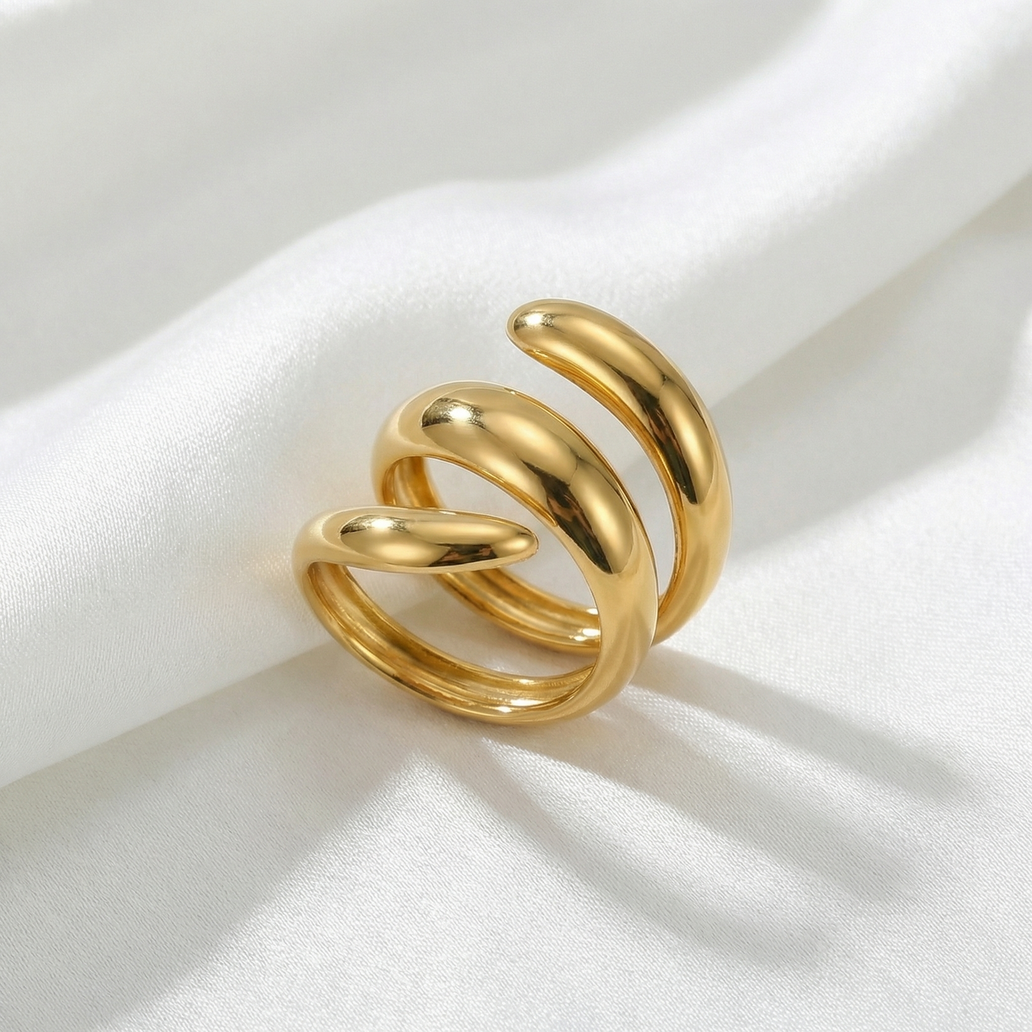 Golden Spiral Ring