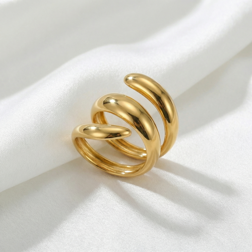 Golden Spiral Ring
