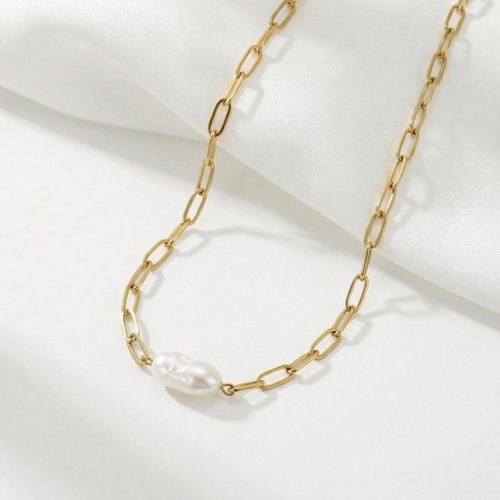 Pearl Link Necklace