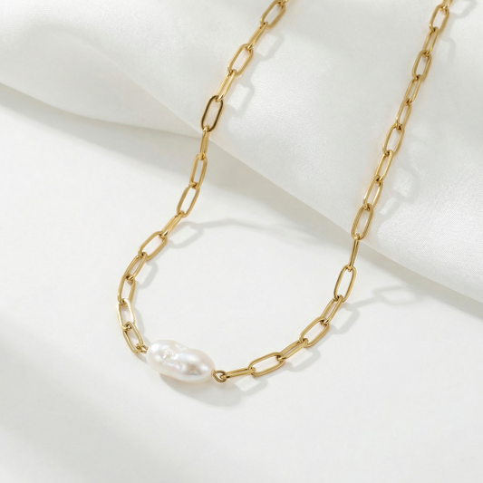 Pearl Link Necklace
