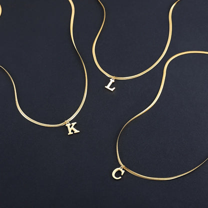 Casanari™ – Initial Letter Necklace