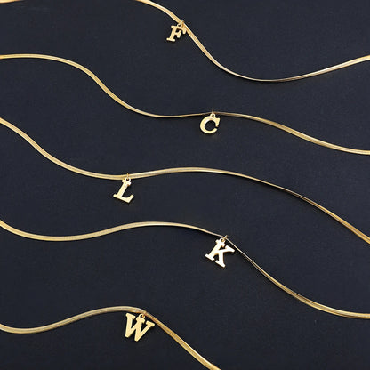 Casanari™ – Initial Letter Necklace